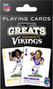 Minnesota Vikings Playing Cards All-Time Greats - Masterpieces Puzzle Company