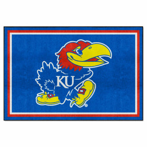Fanmats - University of Kansas 5x8 Rug 59.5''x88''