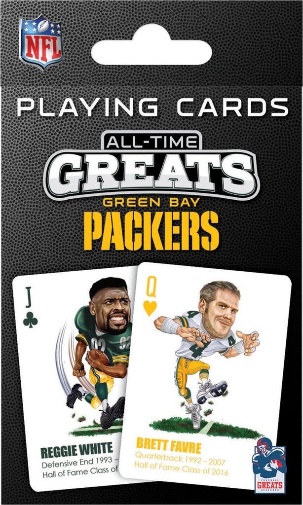 Green Bay Packers Playing Cards All-Time Greats - Masterpieces Puzzle Company