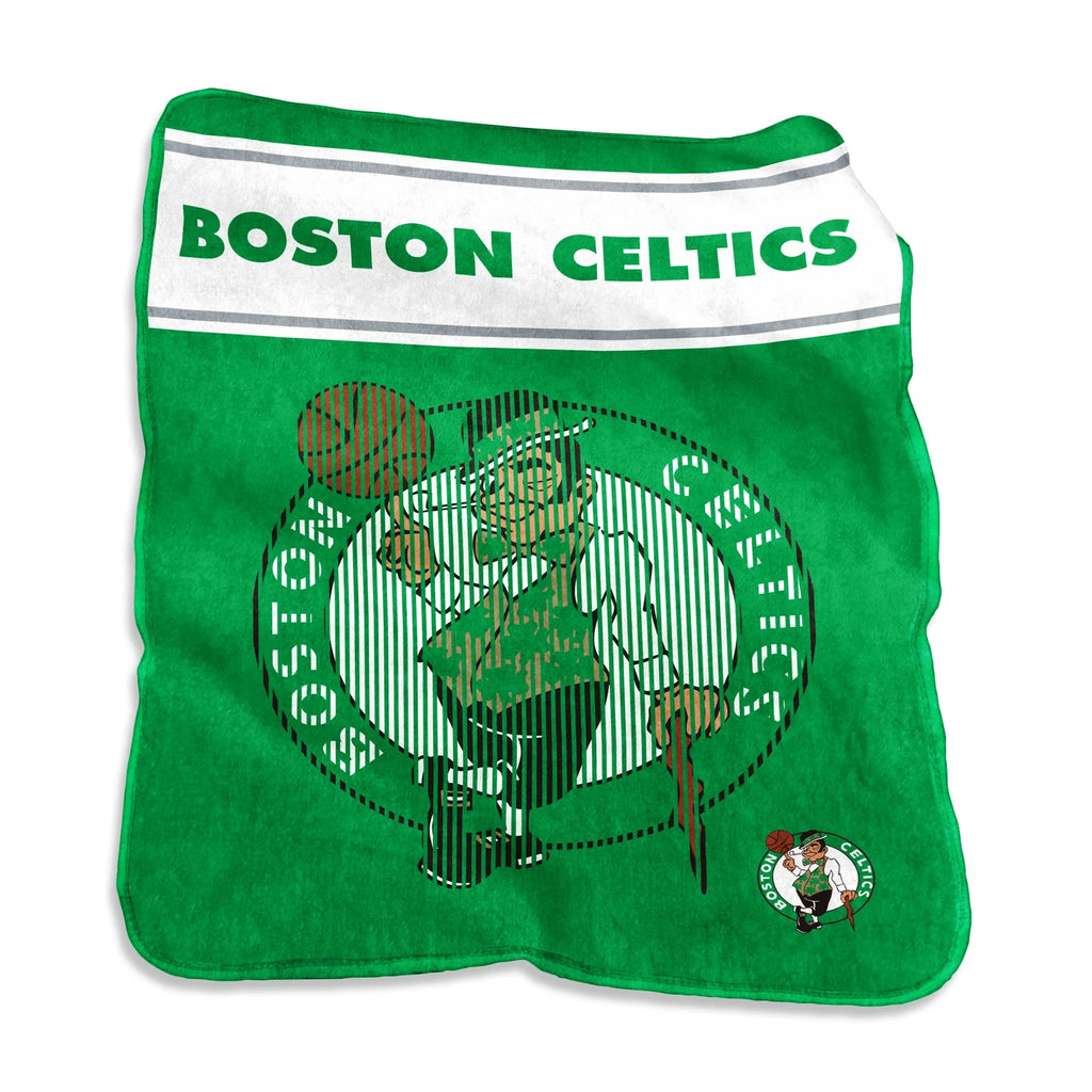 Boston Celtics Blanket 60x80 Raschel Throw - Logo Brands