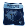 Memphis Grizzlies Blanket 60x80 Raschel Throw - Logo Brands