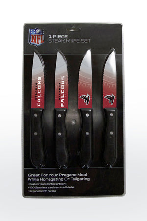 Atlanta Falcons Knife Set Steak 4 Pack - The Sports Vault