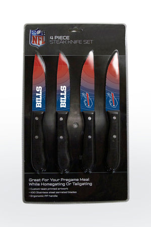 Buffalo Bills Knife Set Steak 4 Pack - The Sports Vault
