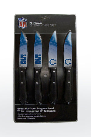 Indianapolis Colts Knife Set Steak 4 Pack - The Sports Vault