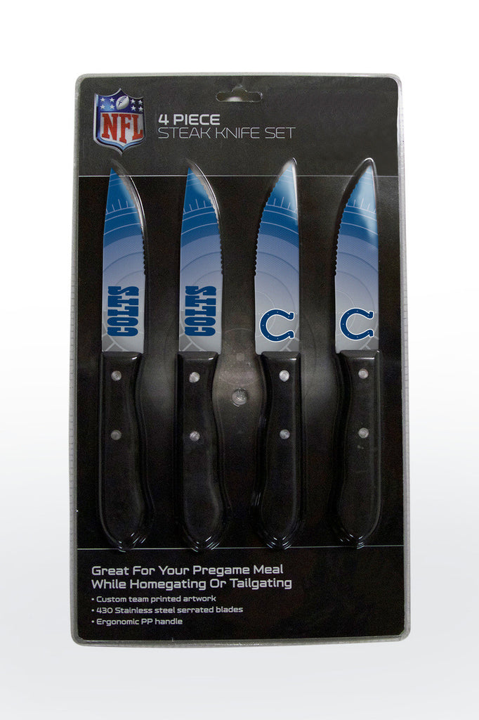 Indianapolis Colts Knife Set Steak 4 Pack - The Sports Vault