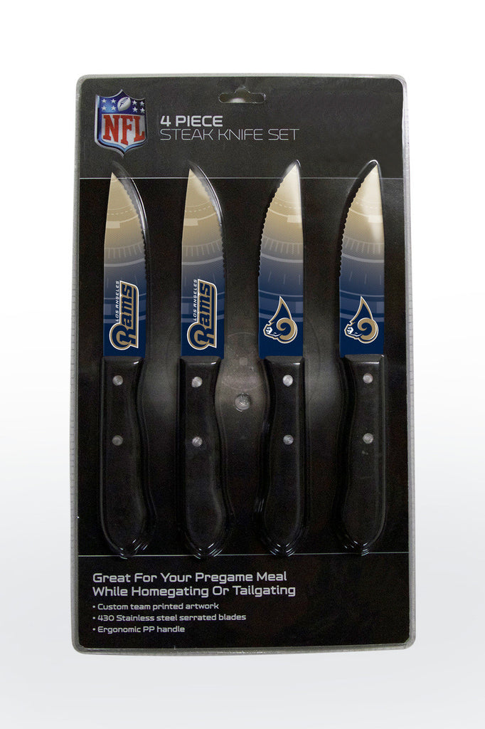 Los Angeles Rams Knife Set Steak 4 Pack - The Sports Vault