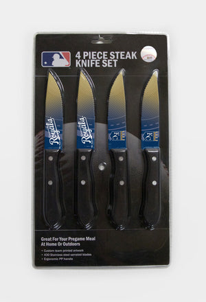Kansas City Royals Knife Set Steak 4 Pack - The Sports Vault
