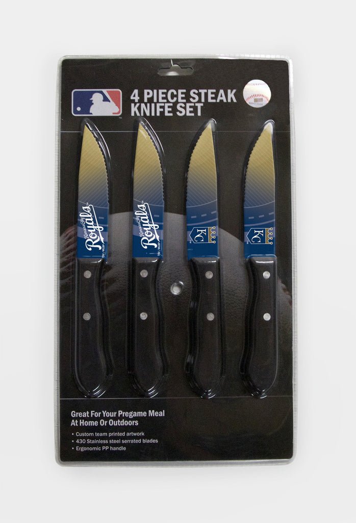 Kansas City Royals Knife Set Steak 4 Pack - The Sports Vault
