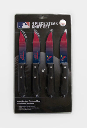 St. Louis Cardinals Knife Set Steak 4 Pack - The Sports Vault