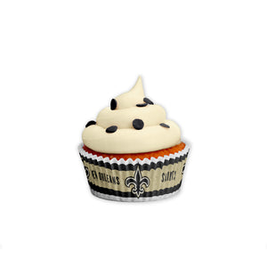 New Orleans Saints Baking Cups Large 50 Pack - The Sports Vault