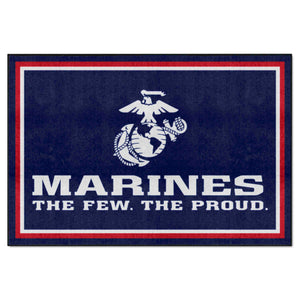 Fanmats - U.S. Marines 5x8 Rug 59.5''x88''