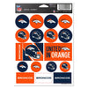 Denver Broncos Decal Sheet 5x7 Vinyl - WinCraft