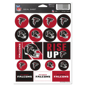 Atlanta Falcons Decal Sheet 5x7 Vinyl - WinCraft