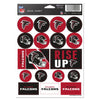 Atlanta Falcons Decal Sheet 5x7 Vinyl - WinCraft