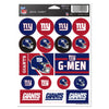 New York Giants Decal Sheet 5x7 Vinyl - WinCraft