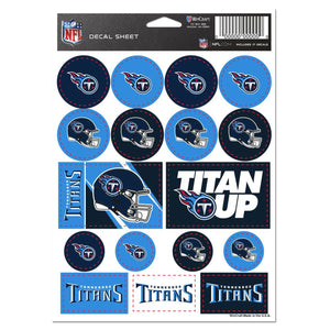 Tennessee Titans Decal Sheet 5x7 Vinyl - WinCraft