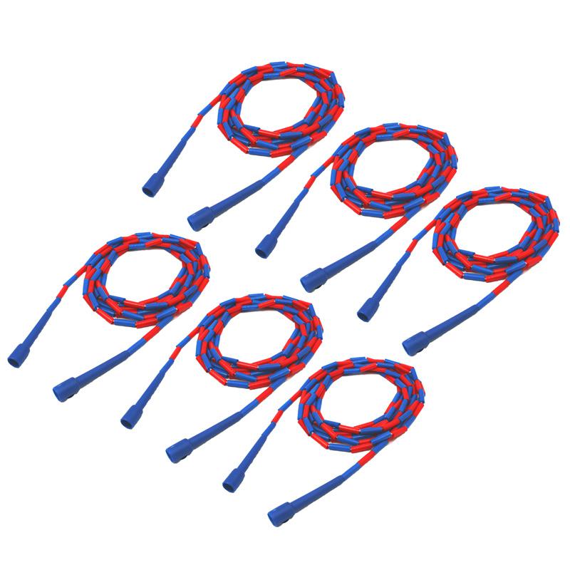 Segmented Plastic Jump Rope, 16', Pack of 6 - Martin Sports