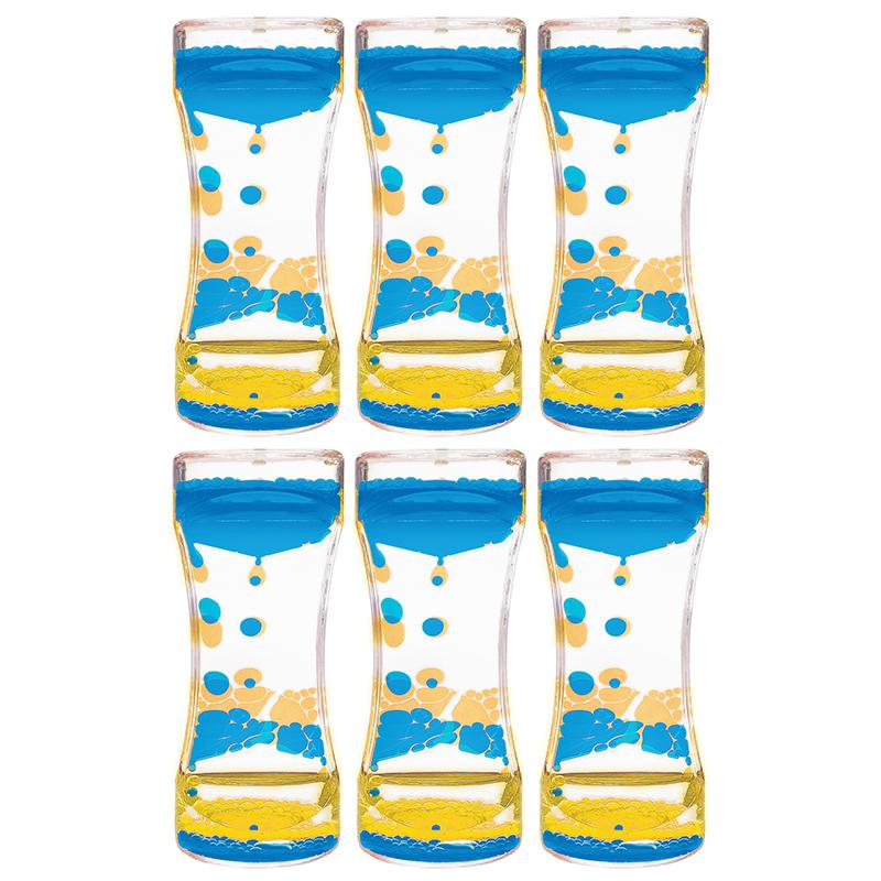Blue & Yellow Liquid Motion Bubbler, Pack of 6 - Teacher Created Resources