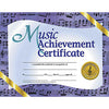 Music Achievement Certificate, 8.5'' x 11'', 30 Per Pack, 3 Packs - Hayes Publishing
