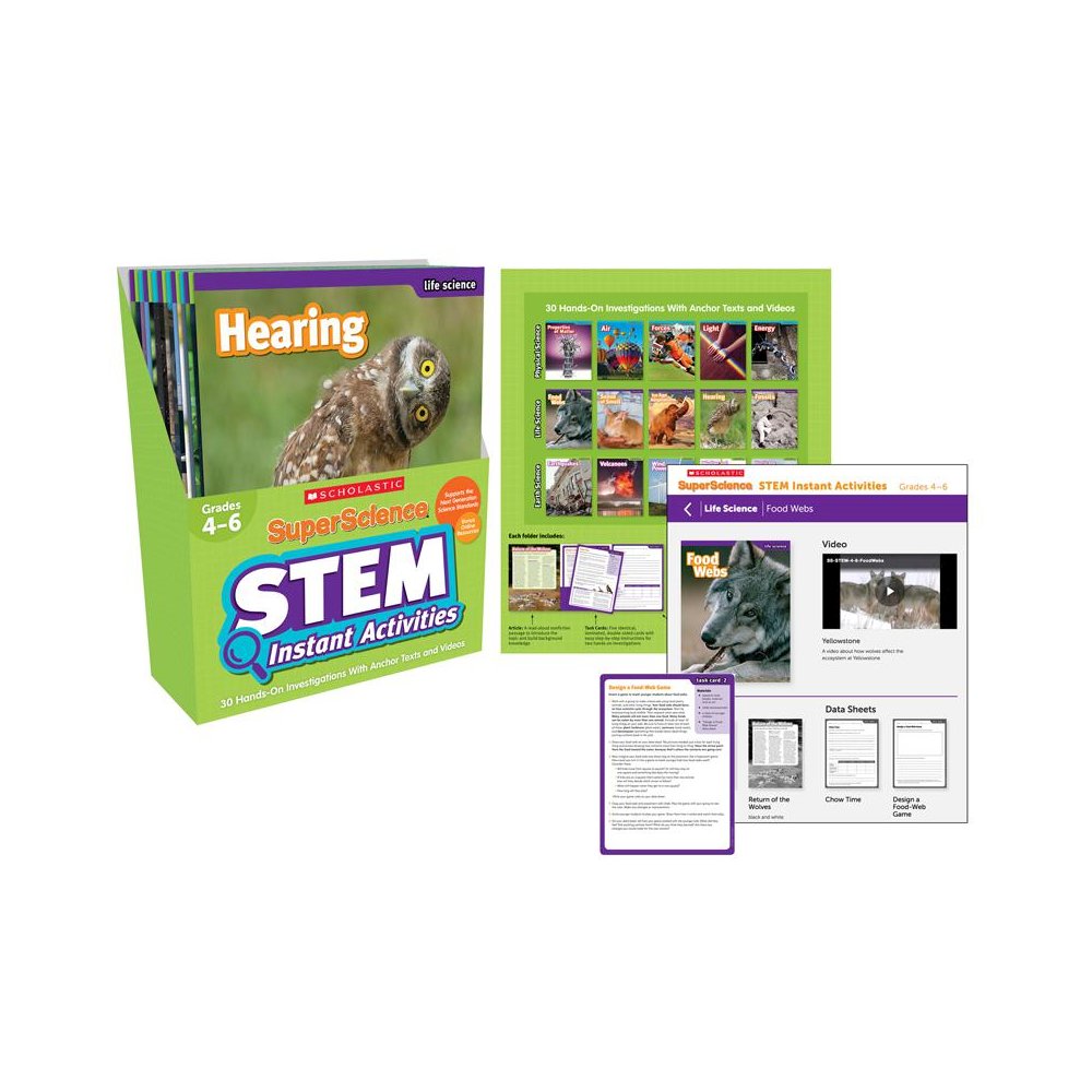 SuperScience STEM Instant Activities, Grades 4-6 - Scholastic