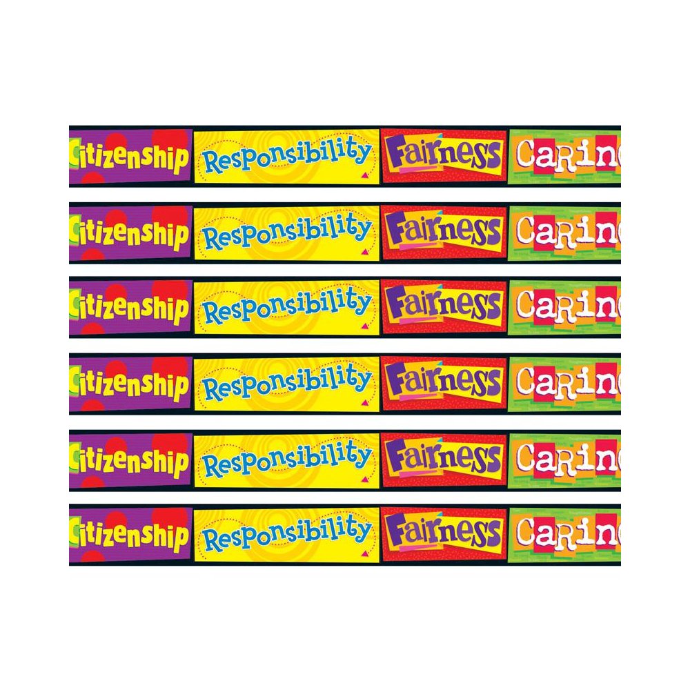 Character Education Bolder Borders, 35.75' Per Pack, 6 Packs - TREND
