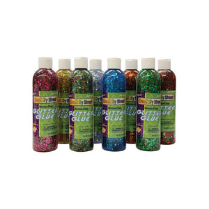 GLITTER CHIP GLUE 8PK ASSORTMENT - PACON CORPORATION