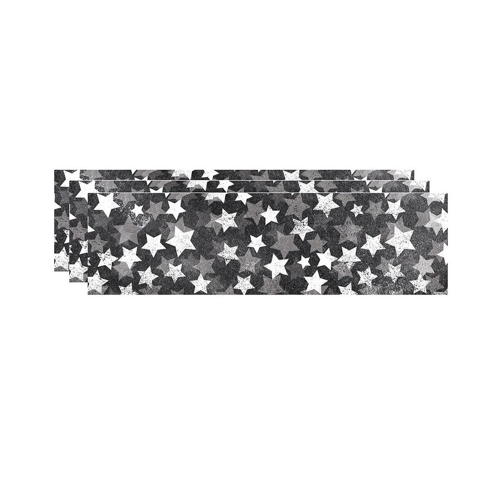 Chalk It Up! Chalk Stars EZ Border, 48 Feet Per Pack, 3 Packs - Creative Teaching Press