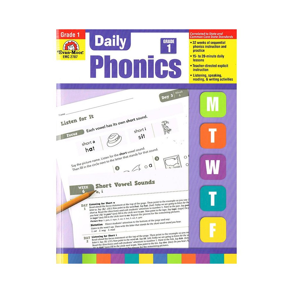 DAILY PHONICS PRACTICE GR 1 - EVAN-MOOR