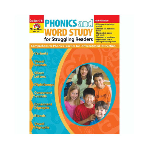 PHONICS & WORD STUDY FOR STRUGGLING READERS - EVAN-MOOR