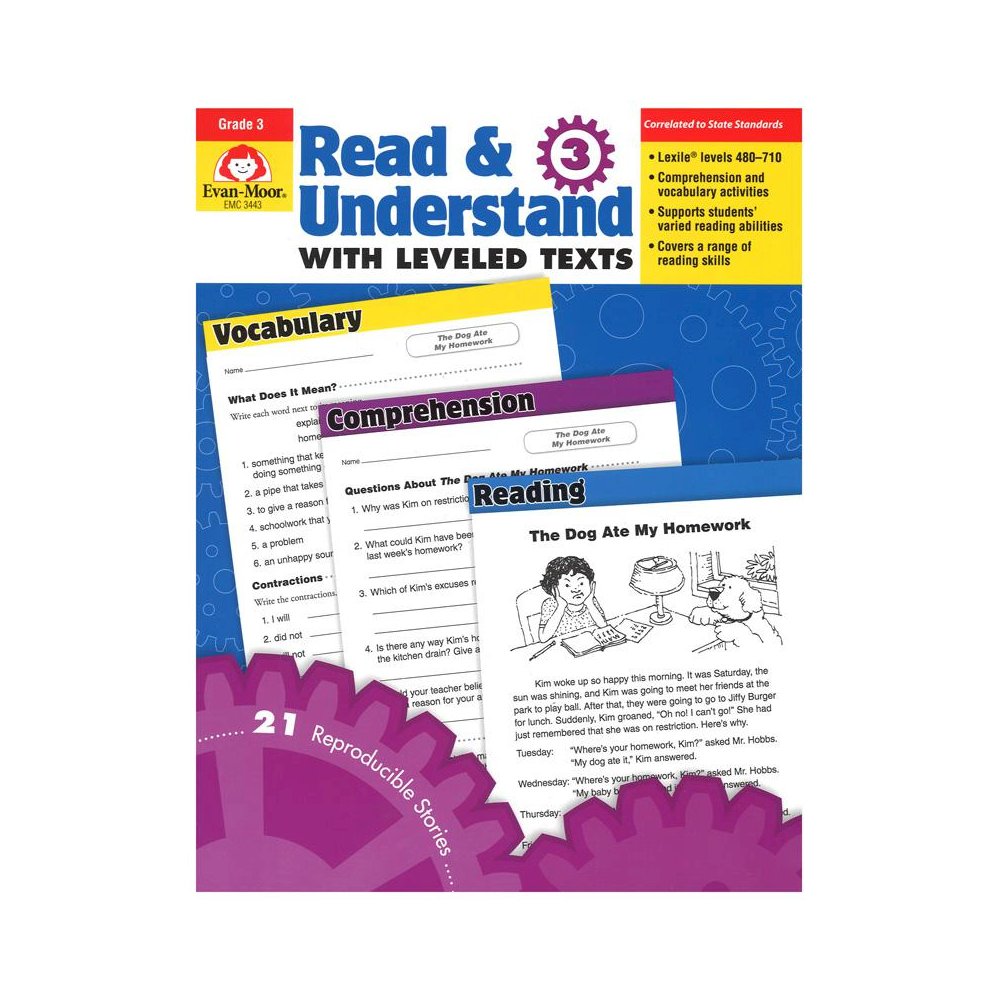 READ AND UNDERSTAND STORIES AND ACTIVITIES GR 3 - EVAN-MOOR