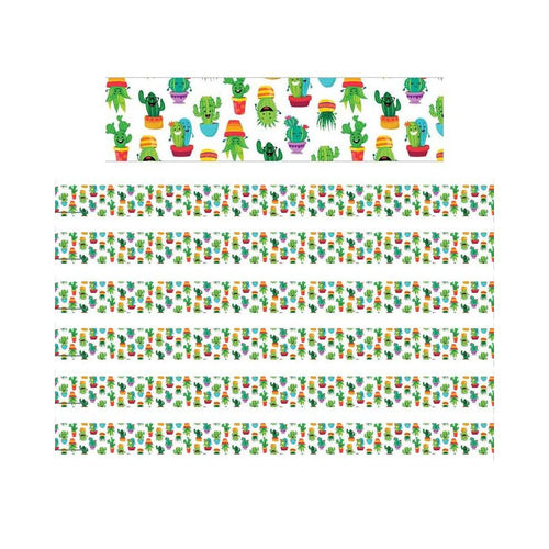 A Sharp Bunch Tossed Pattern Deco Trim, 37 Feet Per Pack, 6 Packs - Eureka