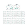Simply Sassy White Terrazzo Deco Trim, 37 Feet Per Pack, 6 Packs - Eureka