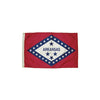 3X5 NYLON ARKANSAS FLAG HEADING & GROMMETS - FLAGZONE LLC