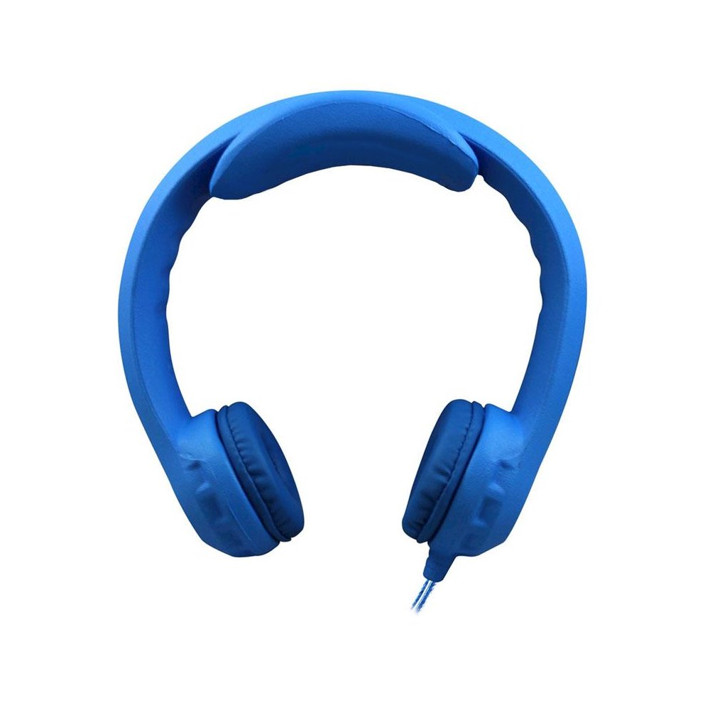 FLEX-PHONES INDESTRUCTIBLE BLU FOAM HEADPHONES - HAMILTON ELECTRONICS VCOM