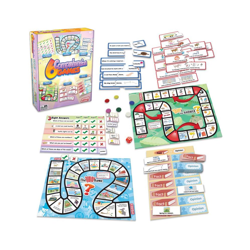 6 Comprehension Games - JUNIOR LEARNING
