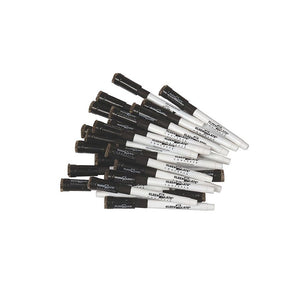 KLEENSLATE REPLACEMENT MARKERS 24PK BLACK W/ ERASERS - KLEENSLATE CONCEPTS LLC.