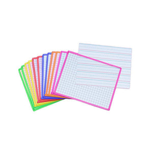 KLEENSLATE DRY ERASE BOARD 12PK SYS DRY ERASE SLEEVES 2 SIDE TEMPLATES - KLEENSLATE CONCEPTS LLC.