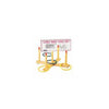 RING TOSS GAME 5-PEG BASE WOOD PEGS 4 PLASTIC RINGS - DICK MARTIN SPORTS