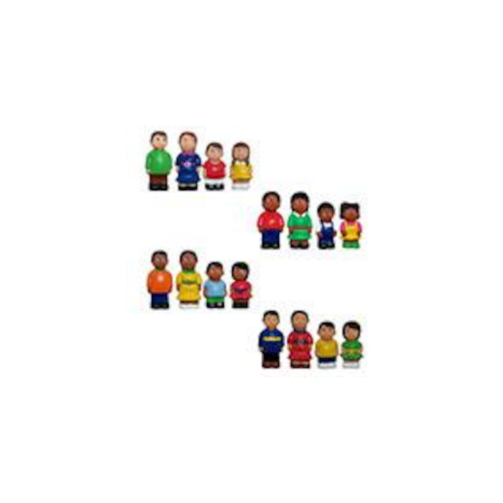 Multicultural Family 4 St Complete, Figures - GET READY KIDS