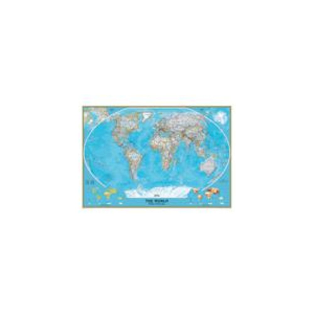 World Mural Map - NATIONAL GEOGRAPHIC MAPS