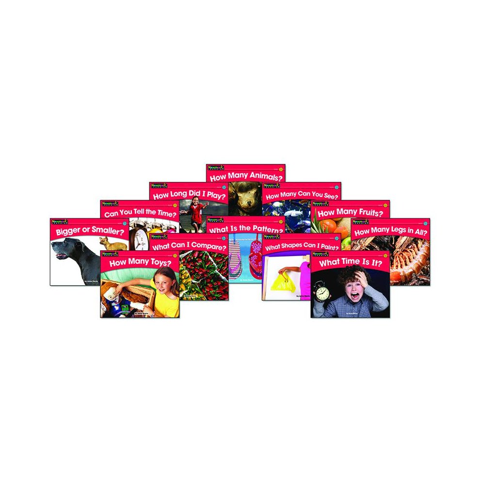 Rising Readers Leveled Books, Math Set, Set of 12 - NEWMARK LEARNING