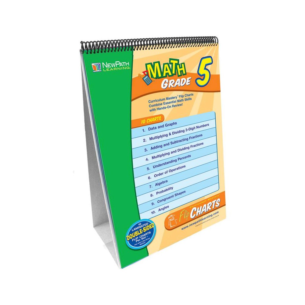 Math Flip Chart Set Gr 5 - NEW PATH LEARNING