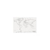 GIANT WORLD MAP 48IN X 72IN - PACON CORPORATION