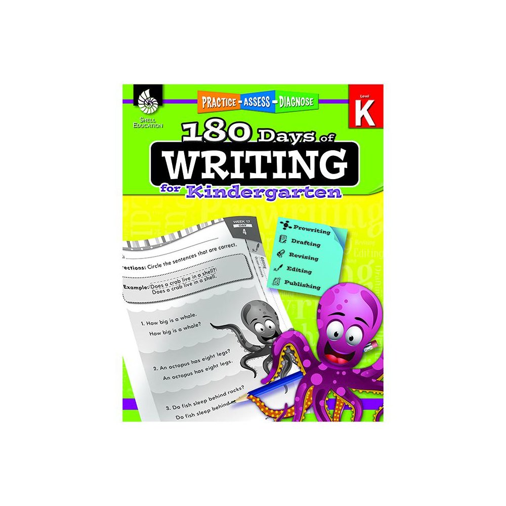 180 DAYS OF WRITING GR K - SHELL EDUCATION