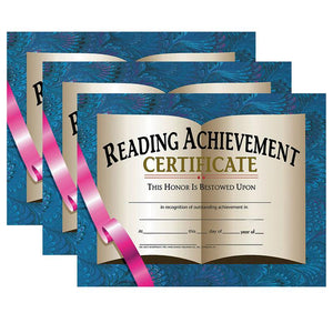 Reading Achievement Certificate, 30 Per Pack, 3 Packs - Hayes Publishing