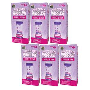 Liquid Motion Bubbler, Purple & Pink, Pack of 6 - Teacher Created Resources