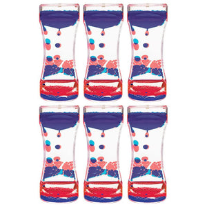 Red & Blue Liquid Motion Bubbler, Pack of 6 - Teacher Created Resources