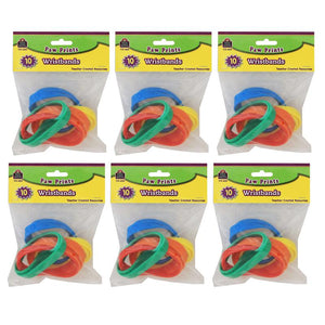 Paw Prints Wristbands, 10 Per Pack, 6 Packs - Teacher Created Resources