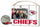 Kansas City Chiefs Clip It Weathered Logo Photo Frame -