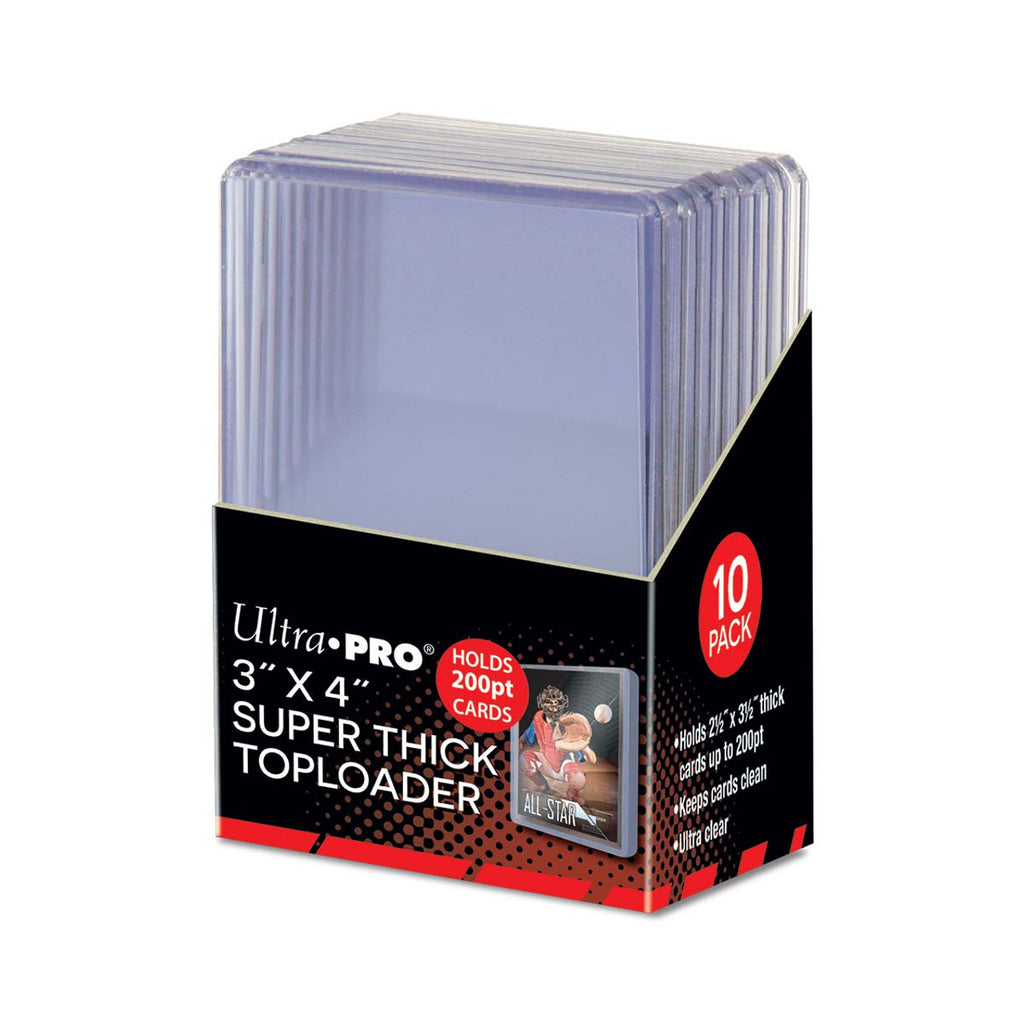 Toploader - 3x4 200pt Thick (10 per pack) - Ultra Pro